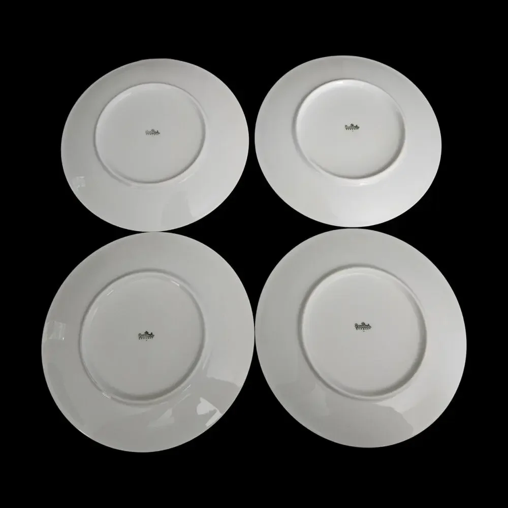 Rosenthal Raymond Loewy Classic Rose Dessert Plates Set of 4 Germany